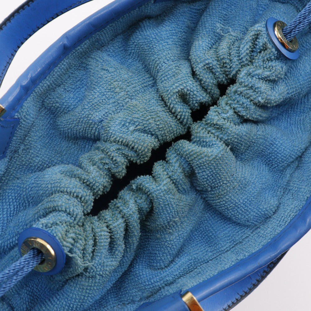 LOUIS VUITTON Handbag M92472 pile light blue Epiplage Mini lagoon bay Women Used Authentic
