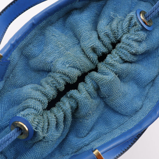 LOUIS VUITTON Handbag M92472 pile light blue Epiplage Mini lagoon bay Women Used Authentic