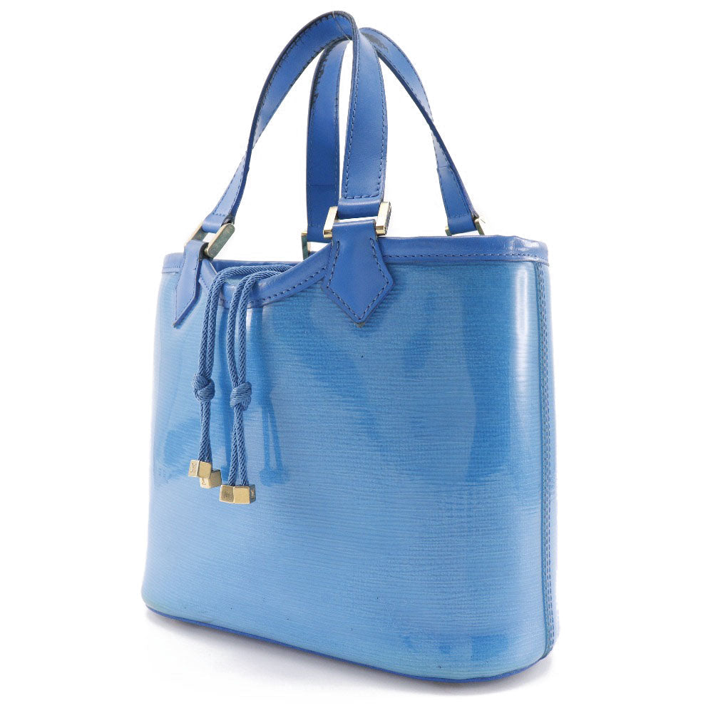 LOUIS VUITTON Handbag M92472 pile light blue Epiplage Mini lagoon bay Women Used Authentic