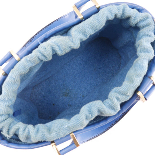 LOUIS VUITTON Handbag M92472 pile light blue Epiplage Mini lagoon bay Women Used Authentic