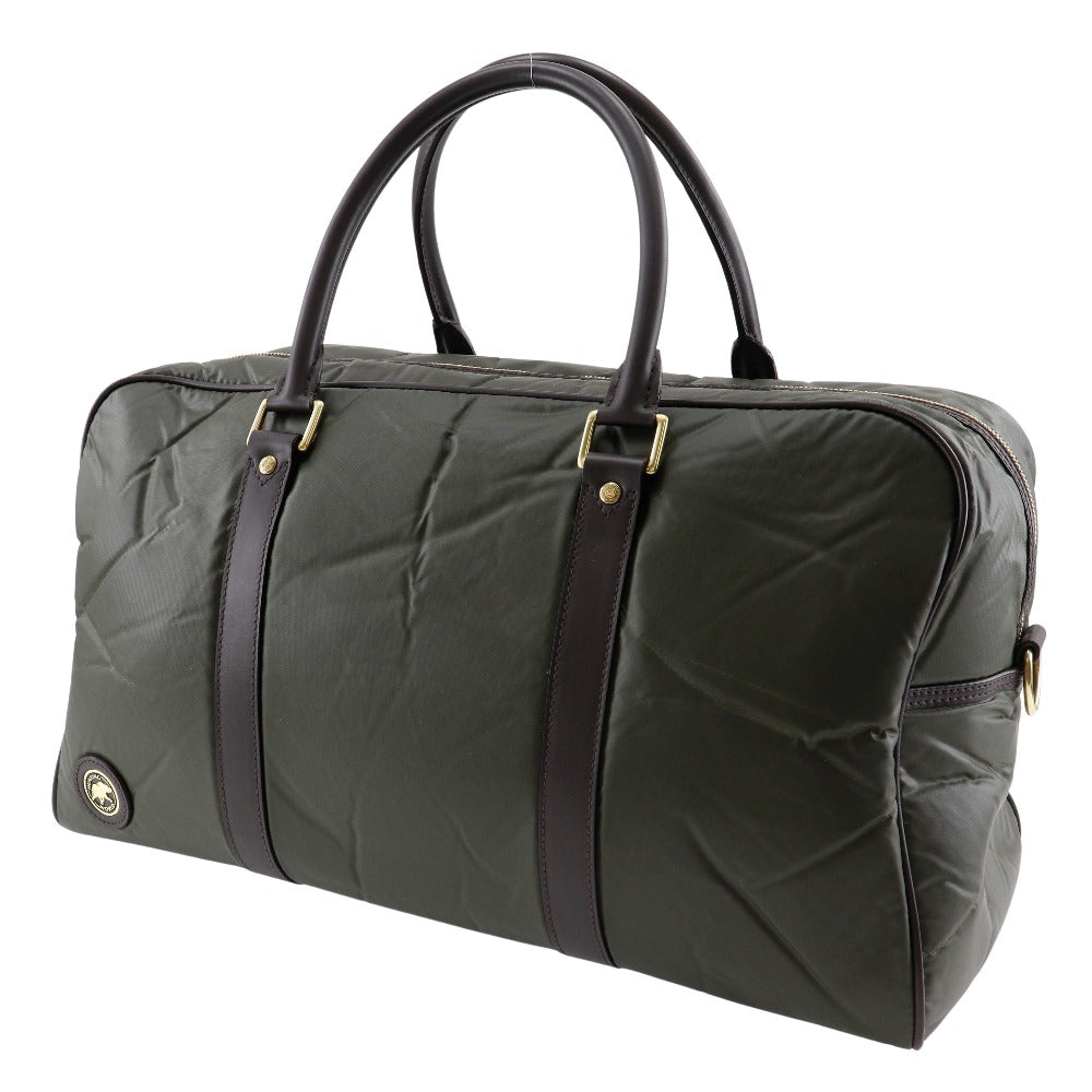 HUNTING WORLD Boston Duffel bag Nylon khaki unisex(Unisex) Used Authentic