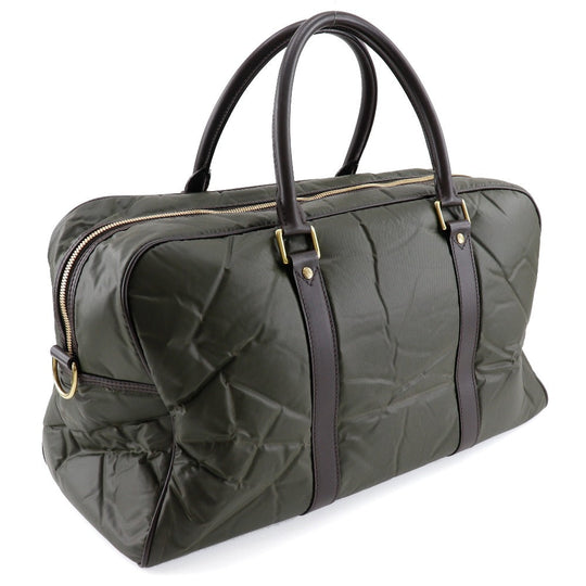 HUNTING WORLD Boston Duffel bag Nylon khaki unisex(Unisex) Used Authentic