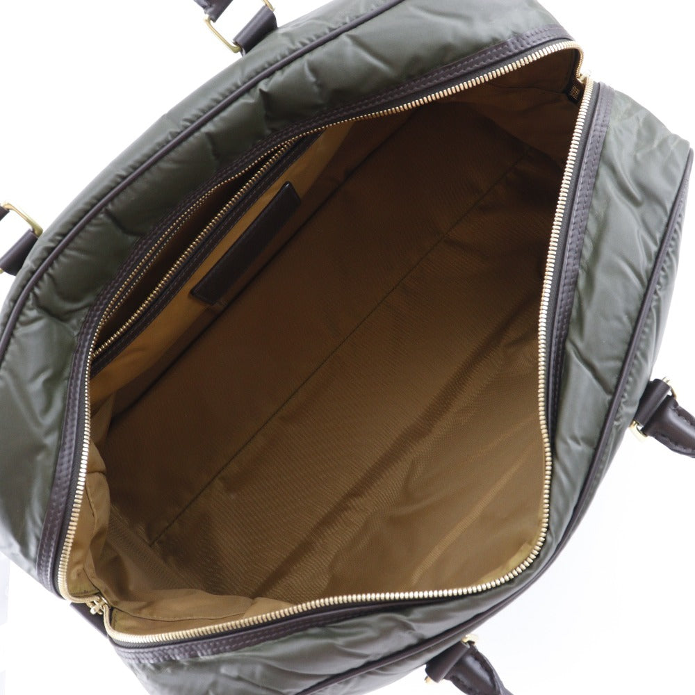 HUNTING WORLD Boston Duffel bag Nylon khaki unisex(Unisex) Used Authentic
