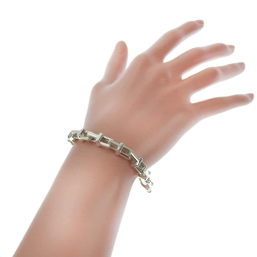 TIFFANY&Co. bracelet Silver925 Silver Chain T narrow unisex(Unisex) Used Authentic
