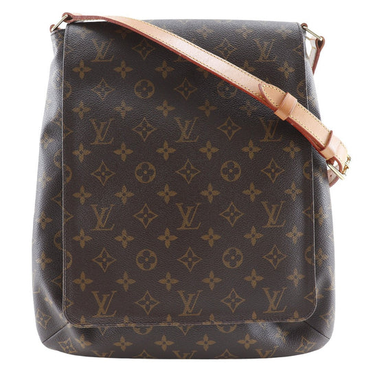 LOUIS VUITTON Shoulder Bag M51256 Monogram canvas Brown Musette Women Used Authentic
