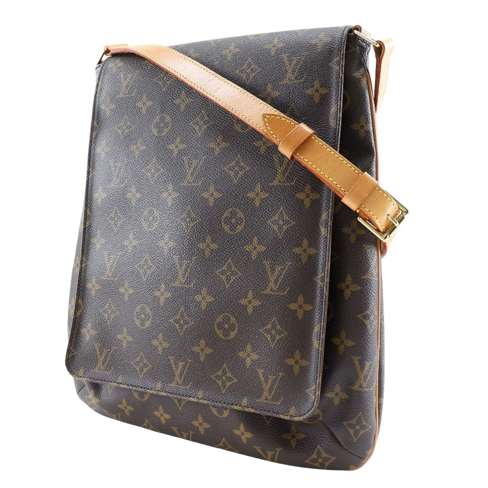 LOUIS VUITTON Shoulder Bag M51256 Monogram canvas Brown Musette Women Used Authentic