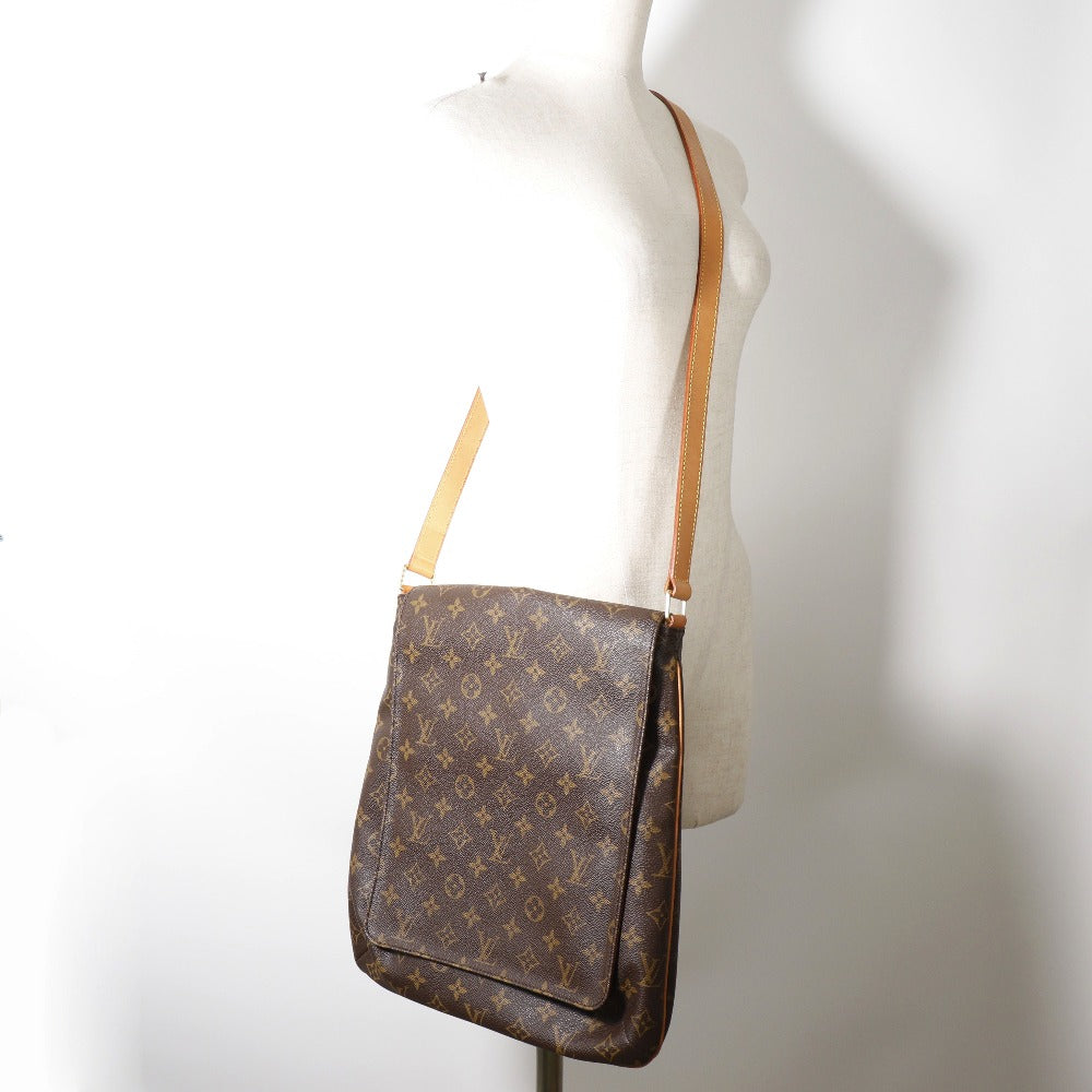LOUIS VUITTON Shoulder Bag M51256 Monogram canvas Brown Musette Women Used Authentic