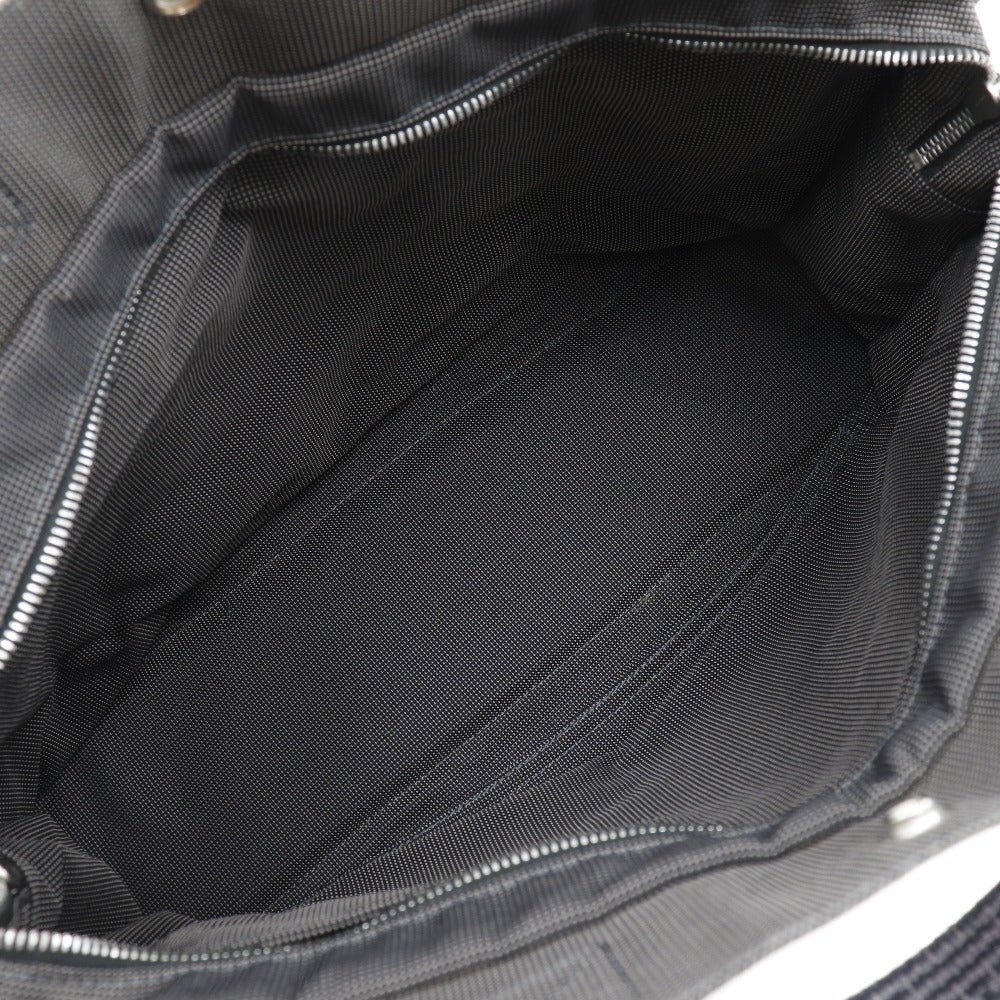 HERMES Tote Bag Nylon canvas gray Her LineMM mens(Unisex) Used Authentic