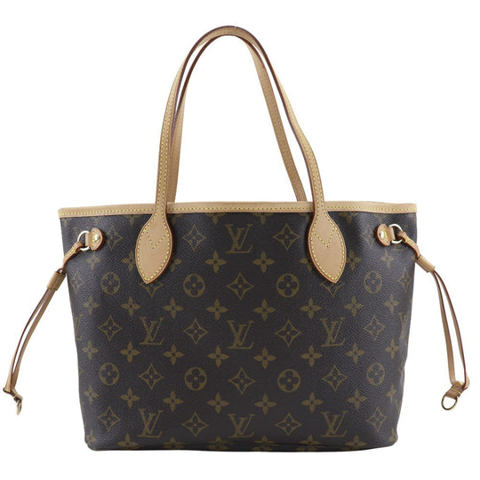 LOUIS VUITTON Tote Bag M40155 Monogram canvas Brown Never full PM