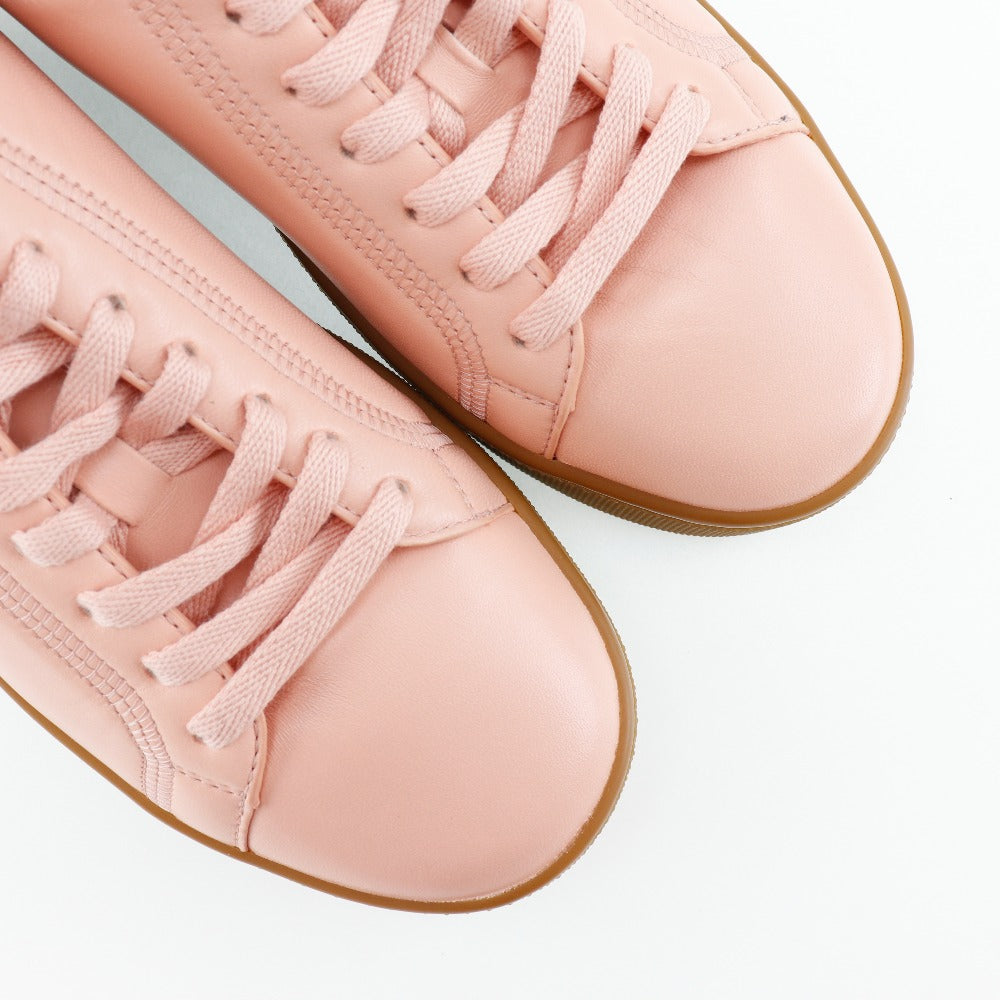 BOTTEGAVENETA sneakers 651417V00T0 lambskin salmon pink Chankie Women 36 Secondhand Authentic