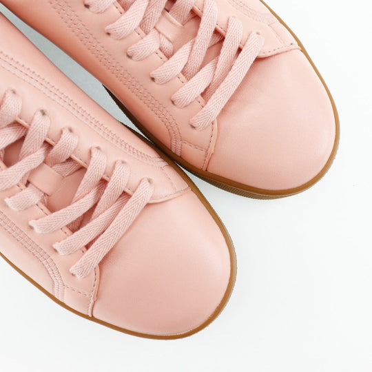 BOTTEGAVENETA sneakers 651417V00T0 lambskin salmon pink Chankie Women 36 Secondhand Authentic