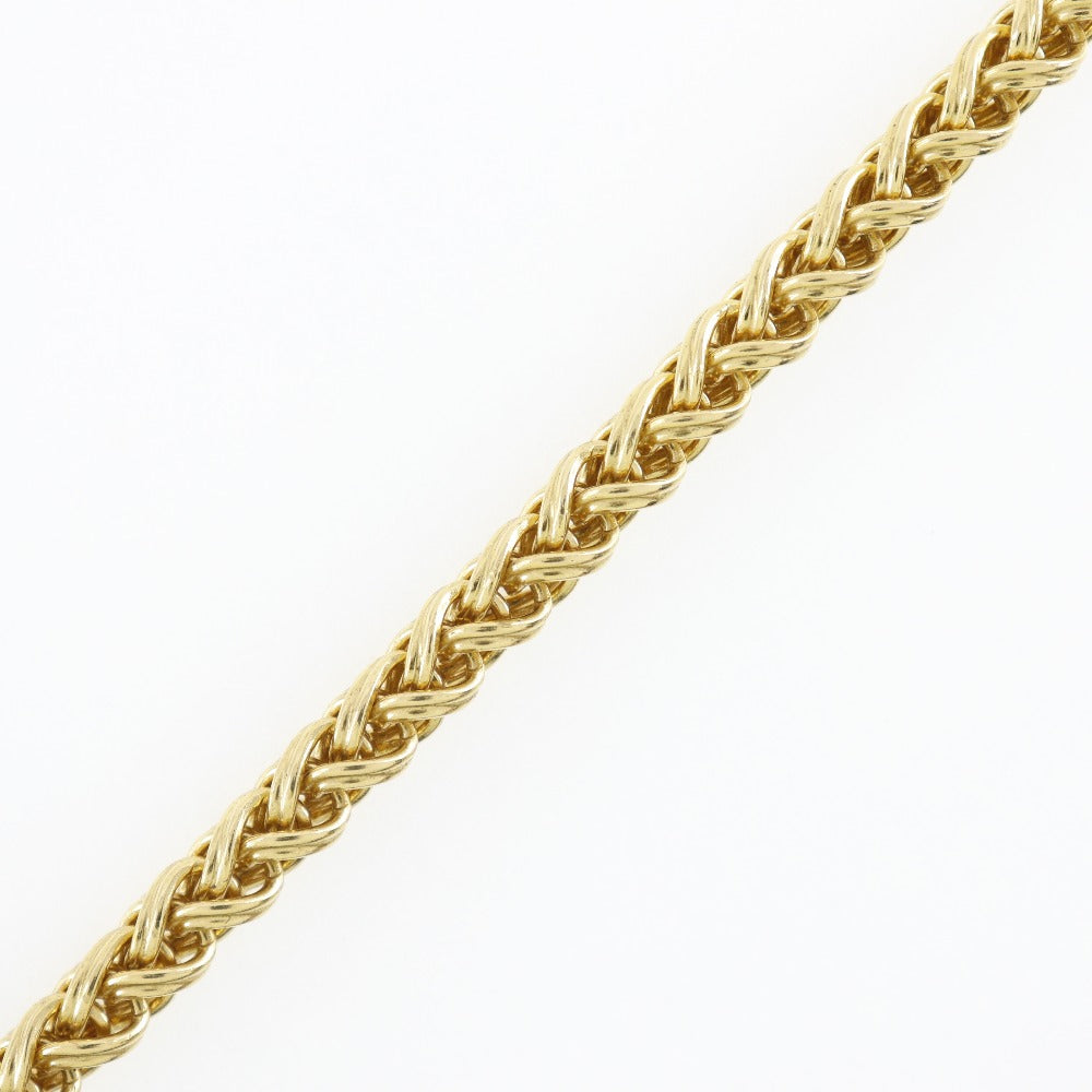 CHANEL Necklace Plated Gold, Shell gold vintage flour COCO Mark Women Used Authentic