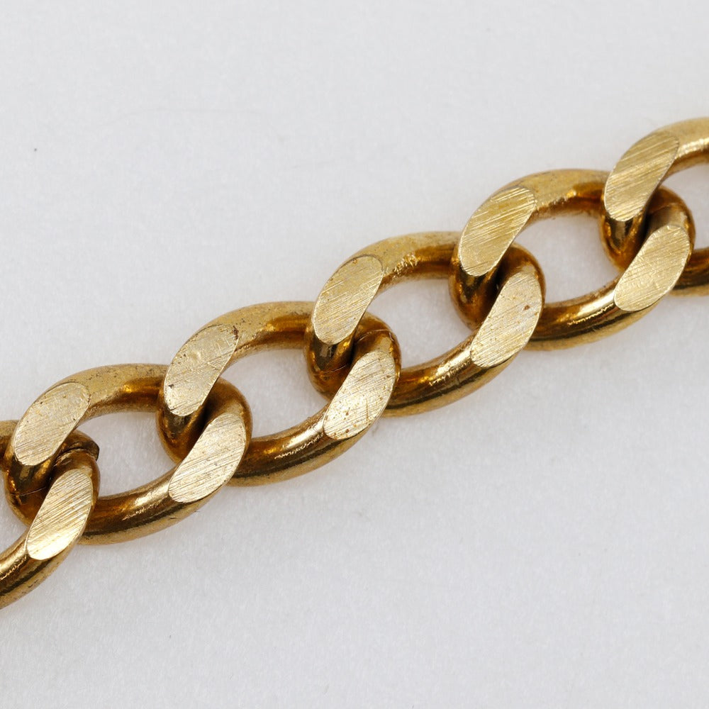 CHANEL key ring Plated Gold gold vintage COCO Mark Women Used Authentic