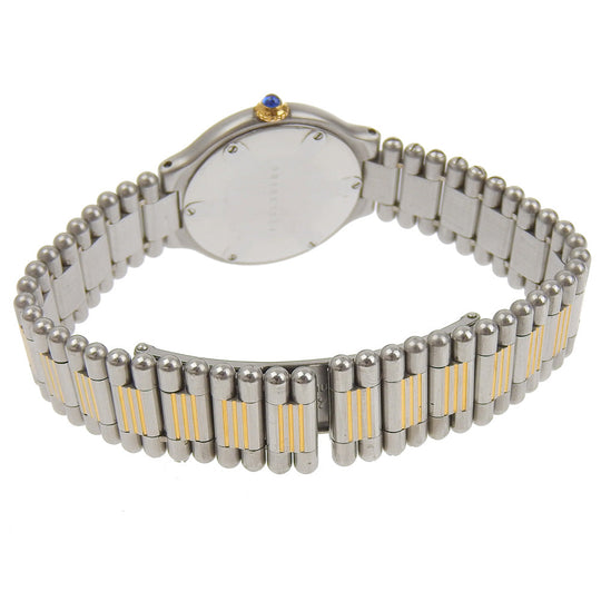 CARTIER Watches Quartz Stainless Steel Silver Must White dial Women Used Authentic
