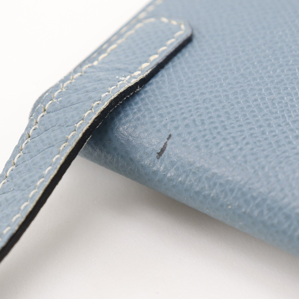 HERMES Shoulder Bag Courchevel light blue Amery Women Used Authentic