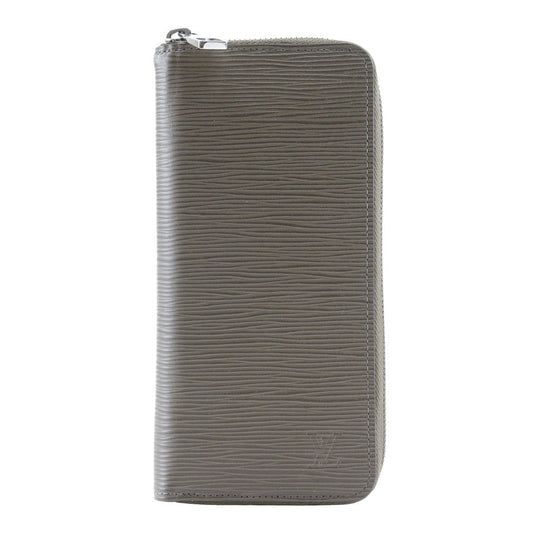 LOUIS VUITTON Long Wallet Purse M60967 Epi Leather Brown Vertical Zippy wallet mens Used Authentic