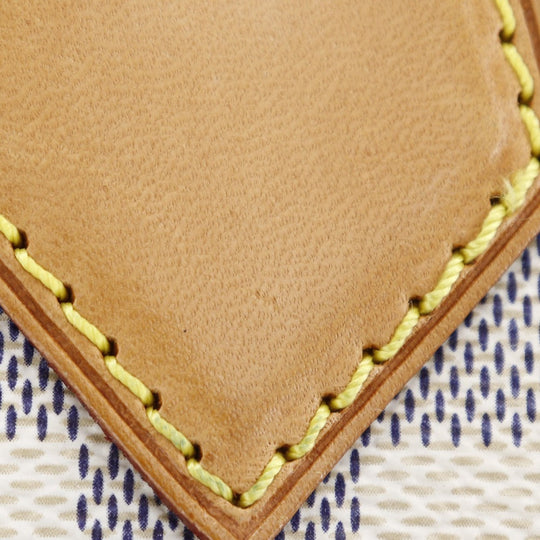 LOUIS VUITTON Handbag N51186 Damier Azur Canvas White Saleya PM Women Used Authentic