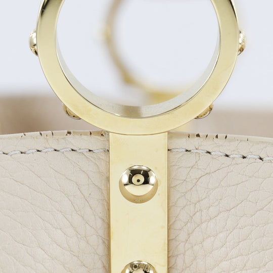 LOUIS VUITTON Handbag M53250 Taurillon Clemence Leather beige gradation 2WAYShoulder Capusine PM Women Used Authentic