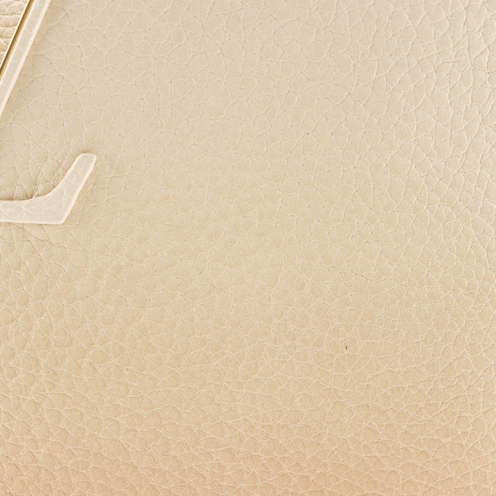 LOUIS VUITTON Handbag M53250 Taurillon Clemence Leather beige gradation 2WAYShoulder Capusine PM Women Used Authentic