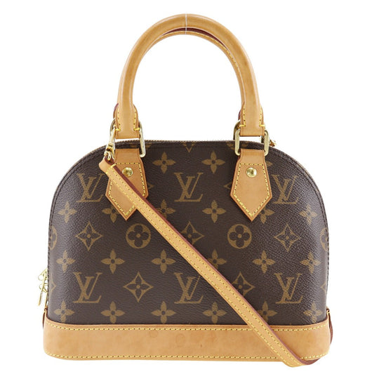 LOUIS VUITTON Handbag M53152 Monogram canvas Brown 2WAYShoulder Alma BB Women Used Authentic