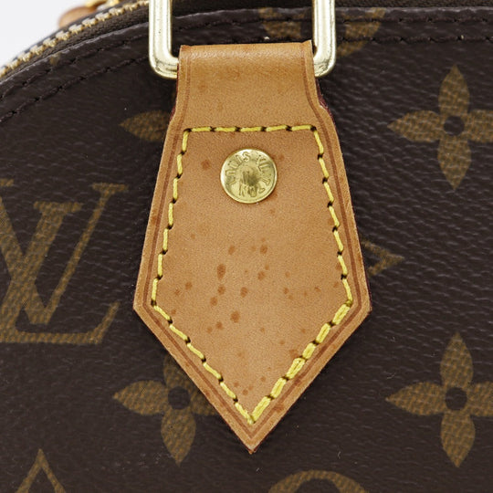 LOUIS VUITTON Handbag M53152 Monogram canvas Brown 2WAYShoulder Alma BB Women Used Authentic