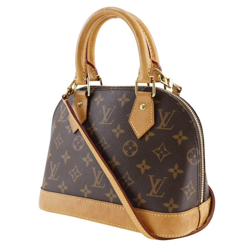 LOUIS VUITTON Handbag M53152 Monogram canvas Brown 2WAYShoulder Alma BB Women Used Authentic