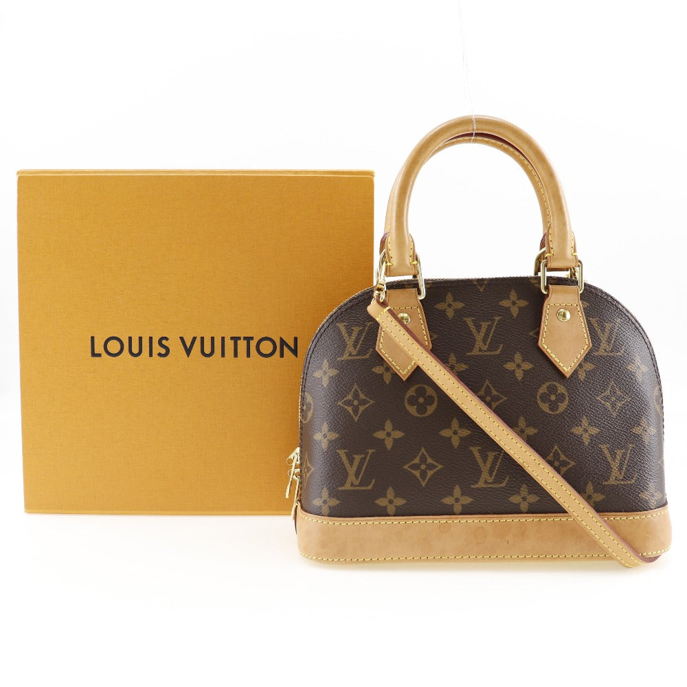 LOUIS VUITTON Handbag M53152 Monogram canvas Brown 2WAYShoulder Alma BB Women Used Authentic