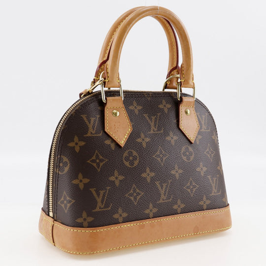 LOUIS VUITTON Handbag M53152 Monogram canvas Brown 2WAYShoulder Alma BB Women Used Authentic