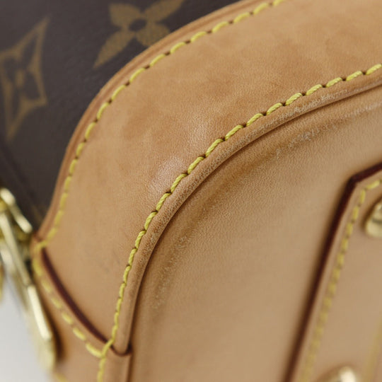 LOUIS VUITTON Handbag M53152 Monogram canvas Brown 2WAYShoulder Alma BB Women Used Authentic