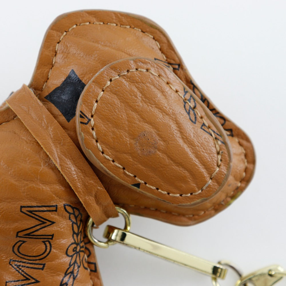 MCM Handbag leather Brown 2WAYShoulder Vicetos Women Used Authentic