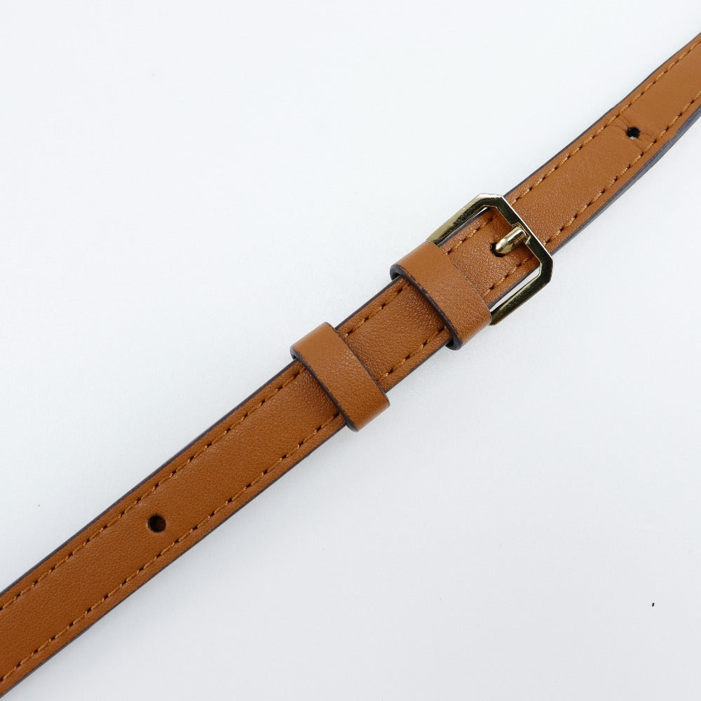 MCM Handbag leather Brown 2WAYShoulder Vicetos Women Used Authentic