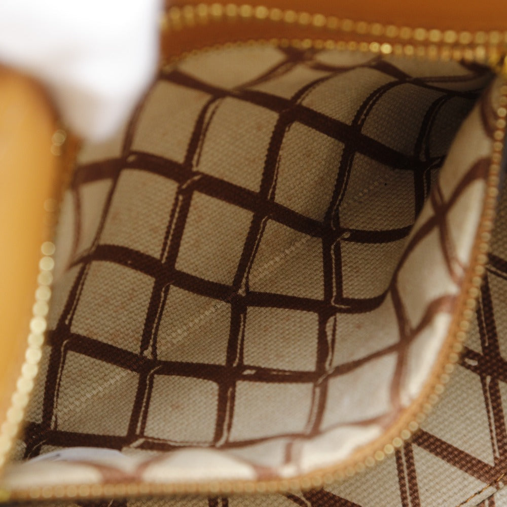 MCM Handbag leather Brown 2WAYShoulder Vicetos Women Used Authentic