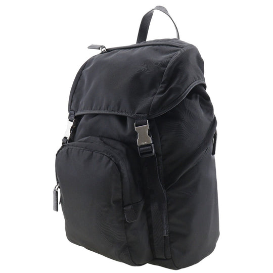 PRADA Backpack 2VZ135 Nylon black unisex(Unisex) Used Authentic