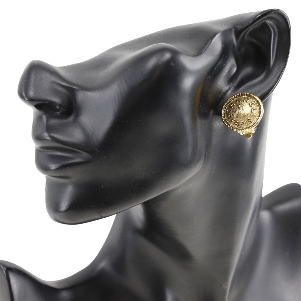 CHANEL Earring Plated Gold gold vintage 31 RUE CAMBON Women Used Authentic