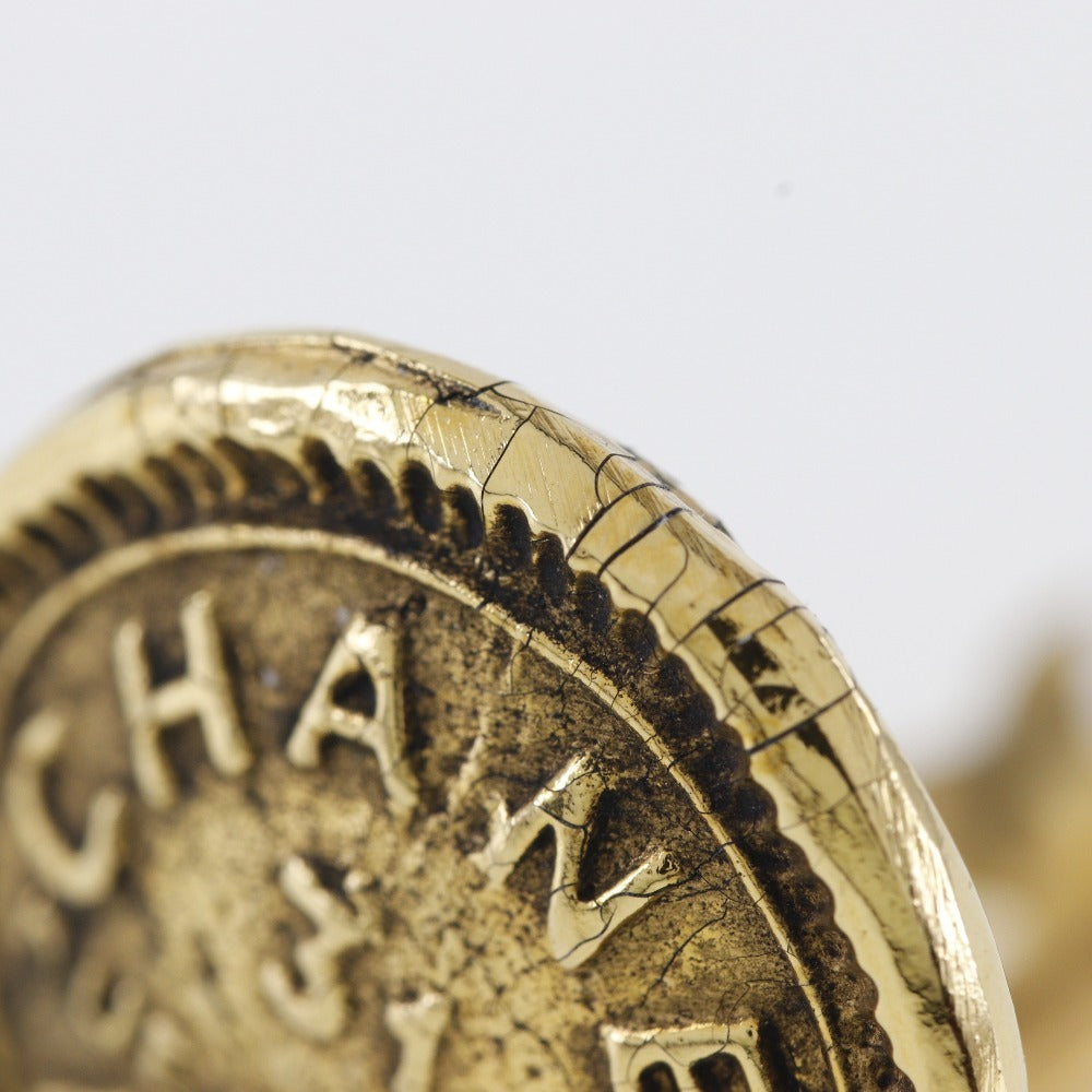 CHANEL Earring Plated Gold gold vintage 31 RUE CAMBON Women Used Authentic