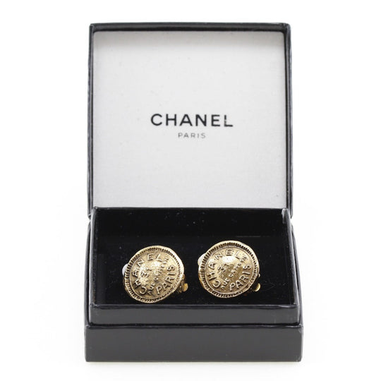 CHANEL Earring Plated Gold gold vintage 31 RUE CAMBON Women Used Authentic