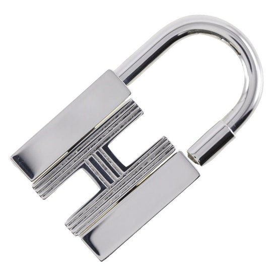 HERMES Cadena metallic Silver Women Used Authentic