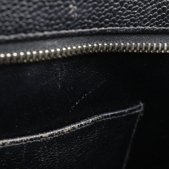 CHANEL Tote Bag A01804 Caviar skin black Replica Tote Women Used Authentic