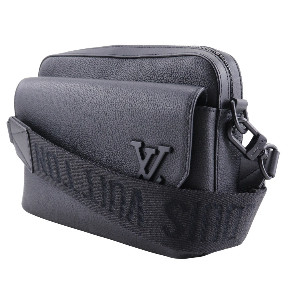 LOUIS VUITTON Shoulder Bag M22482 leather black LV Aerogram fastline messenger