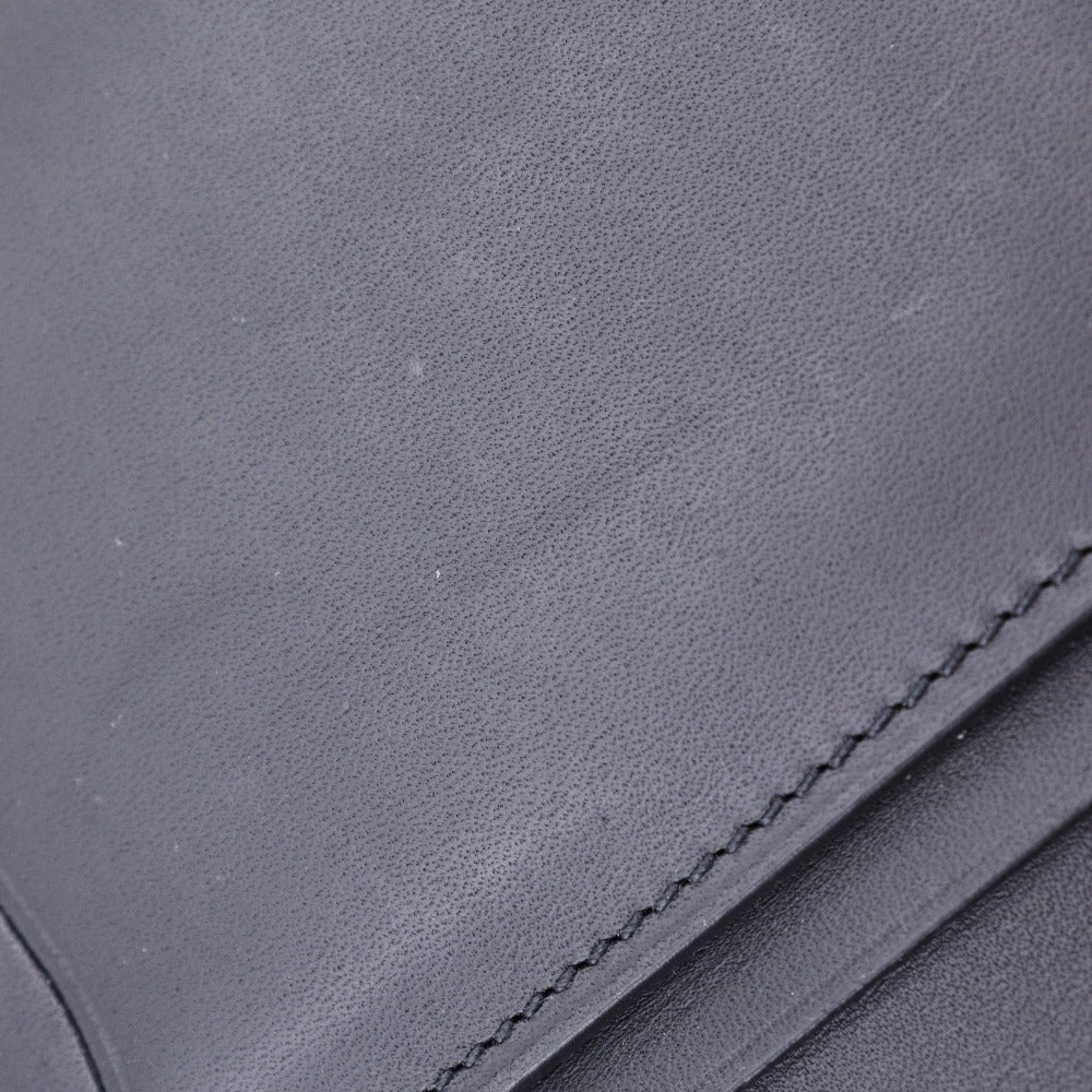 Berluti Long Wallet Purse Calfskin Brown Bifold Walletlong wallet Calligraphy Neo-Santal Scrit mens Used Authentic