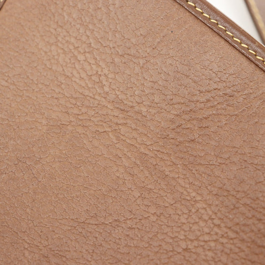 GUCCI Shoulder Bag 001.084.1036 Calfskin Brown Old Gucci Interlocking G Women Used Authentic