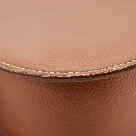 GUCCI Shoulder Bag 001.084.1036 Calfskin Brown Old Gucci Interlocking G Women Used Authentic