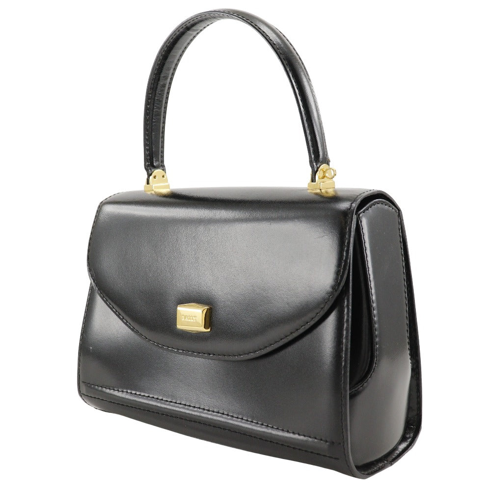 BALLY Handbag Calfskin black 2WAYShoulder One handle Women Used Authentic