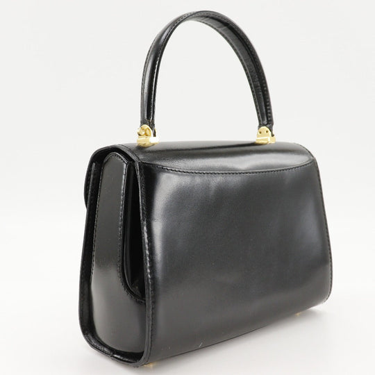 BALLY Handbag Calfskin black 2WAYShoulder One handle Women Used Authentic