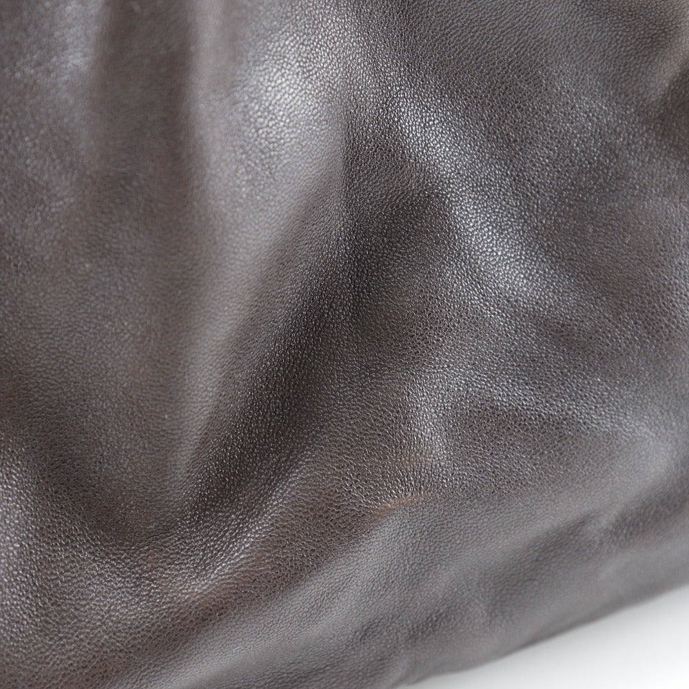 PRADA Shoulder Bag Calfskin, suede Brown Drawstring Shoulder Women Used Authentic