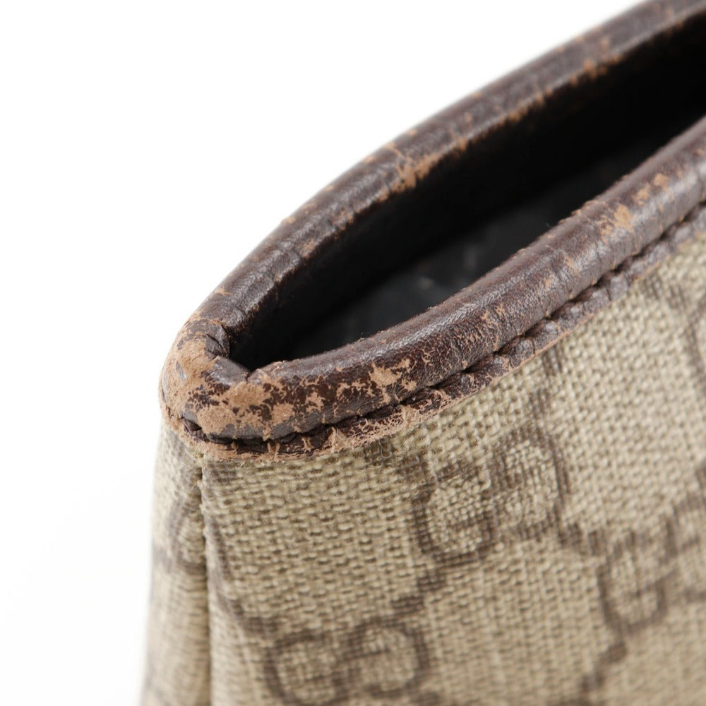 GUCCI Tote Bag 114595 GG plus Brown Women Used Authentic