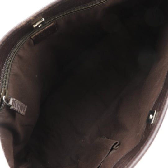 GUCCI Tote Bag 114595 GG plus Brown Women Used Authentic