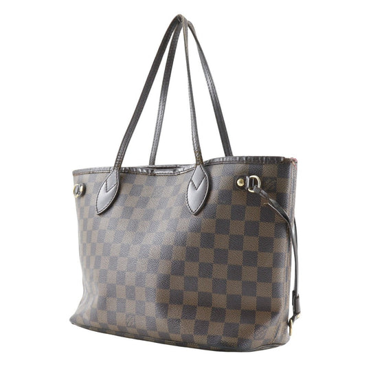LOUIS VUITTON Tote Bag N51109 Damier canvas Brown Never full PM Women Used Authentic