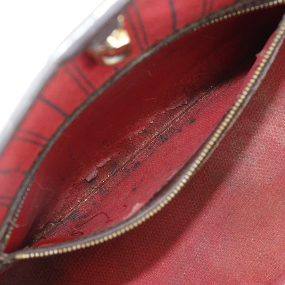 LOUIS VUITTON Tote Bag N51109 Damier canvas Brown Never full PM Women Used Authentic