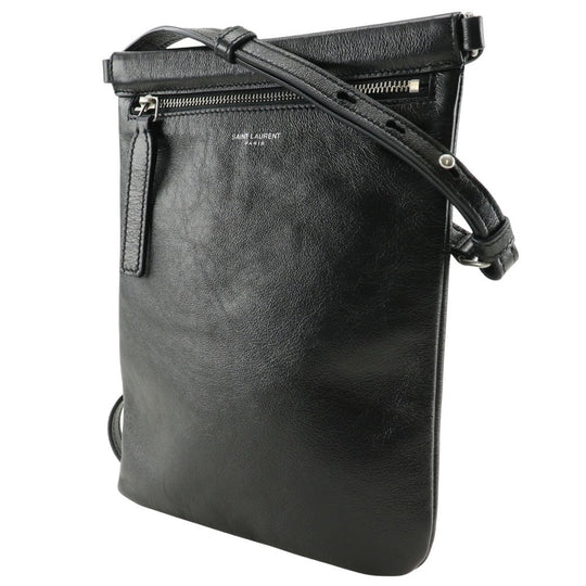 SAINT LAURENT PARIS Shoulder Bag 581697 1GE0E 1000 NERO leather black Sacosh unisex(Unisex) Used Authentic